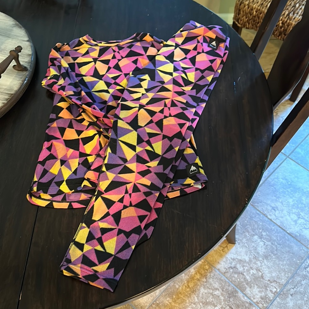 Girls Burton Fleece base layer size large